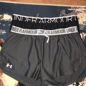 2 pairs of Under Armour shorts